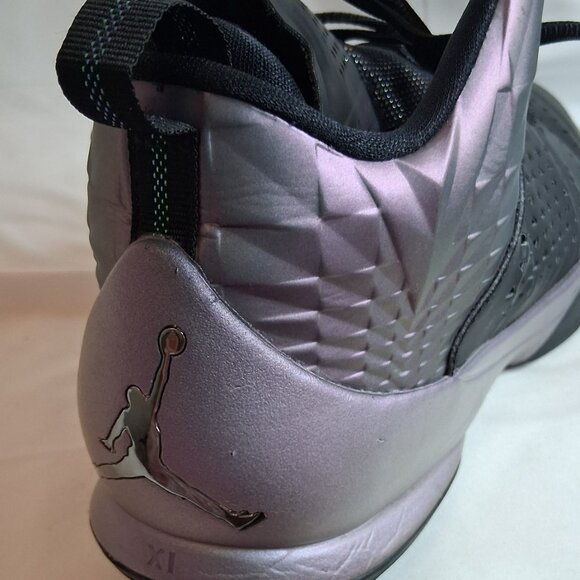 Jordon Melo 11 High-top Black and Turquoise Sneaker Size 11 - Picture 7 of 11